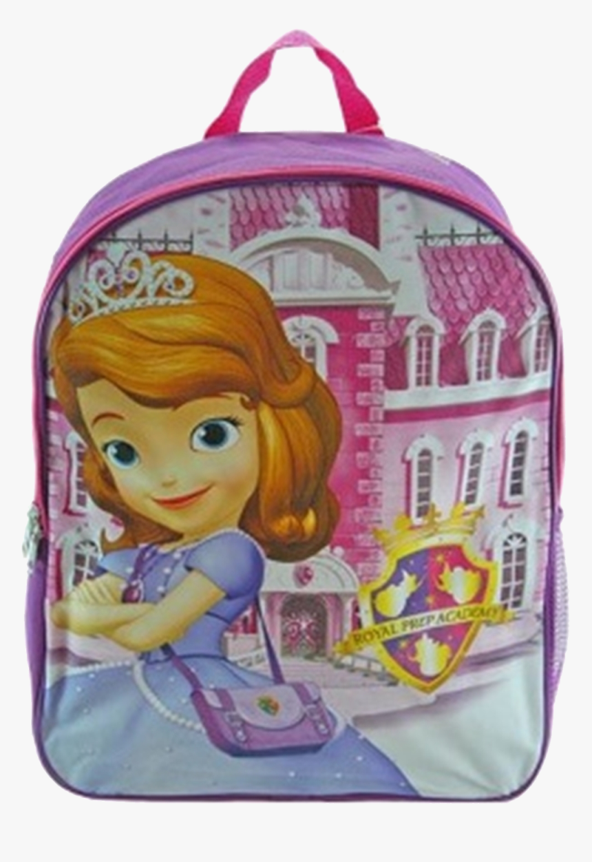 Disney Sofia The First 16inch Backpack 72dpi 122114 - Cartoon, HD Png Download