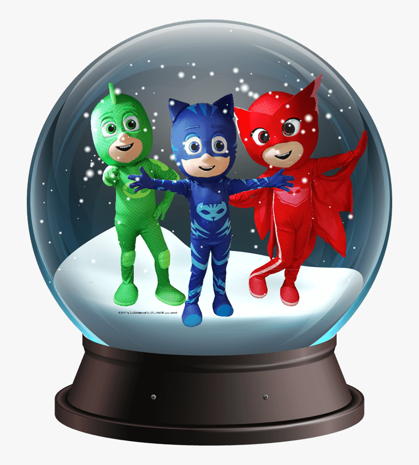 Snowglobe Met Pj Masks Boeken Of Inhuren - Pj Masks Snow Globe, HD Png Download