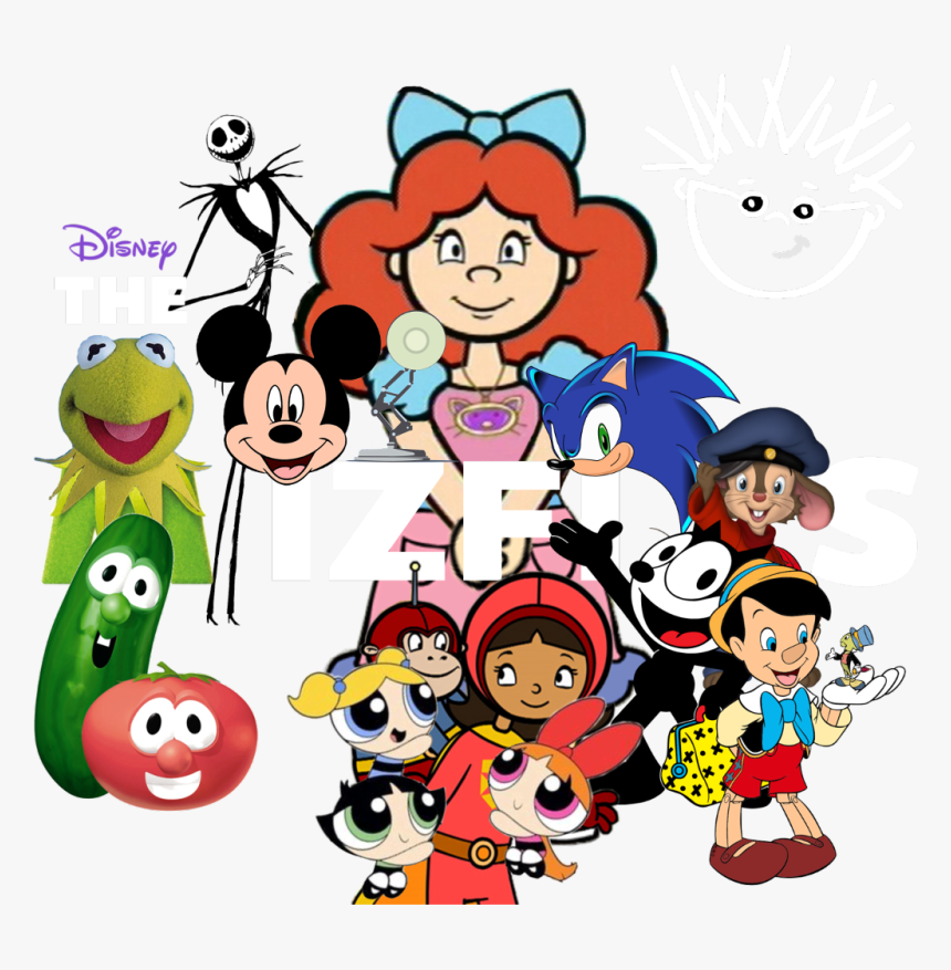 Disney The Mizfits Logo Title - Veggie Tales, HD Png Download