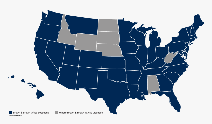 Usa Social Media Map, HD Png Download
