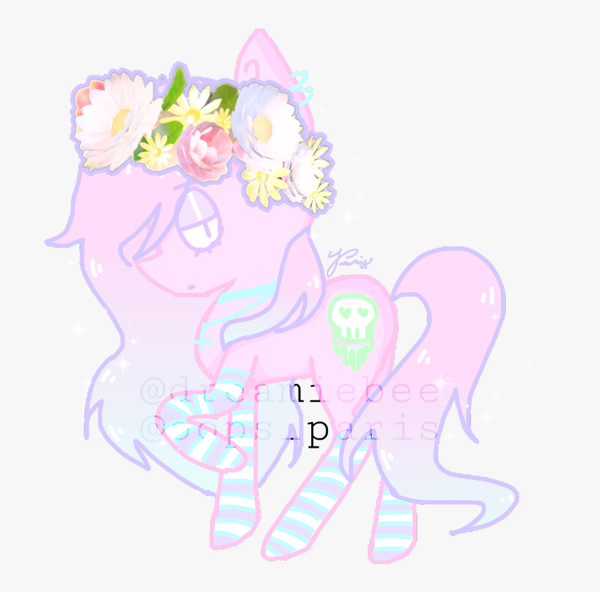 #sticker #punk #pastel #pony #pastel #cute #kawaii - Illustration, HD Png Download