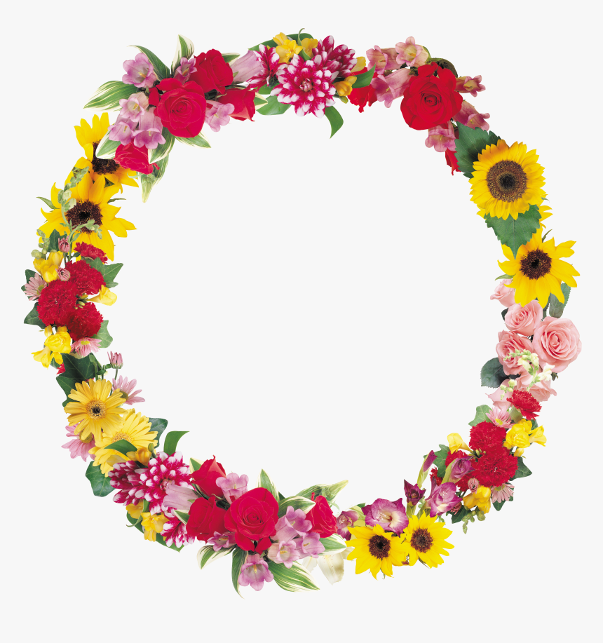 Floral Frame Png, Transparent Png