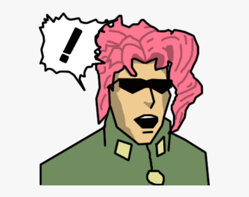 Face Facial Expression Man Pink Nose Clip Art Head - Jc Denton Who's This Jojo, HD Png Download