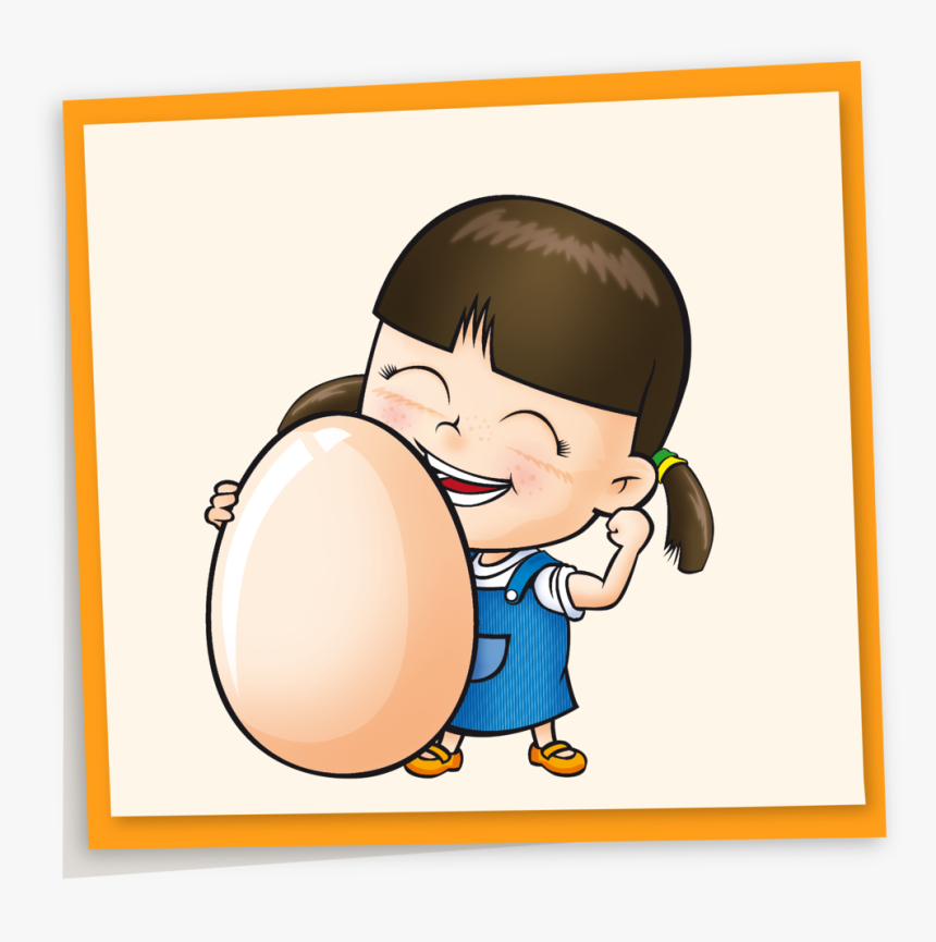Picture Transparent Muscles Clipart Healthy Boy - Boy Eating Eggs Clipart, HD Png Download