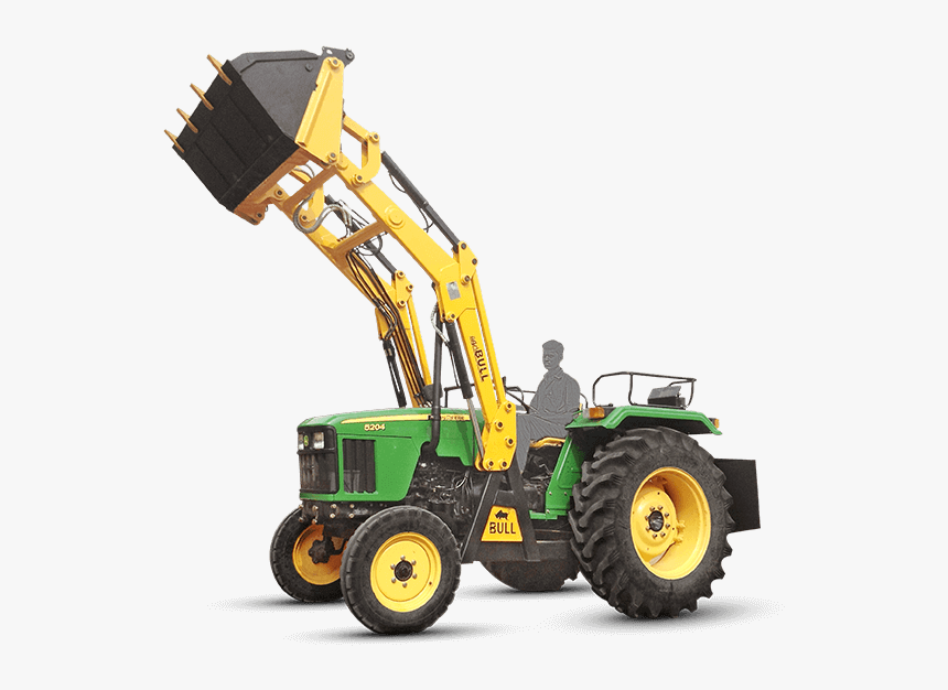 Backhoe Bull Tractor Loader Price, HD Png Download