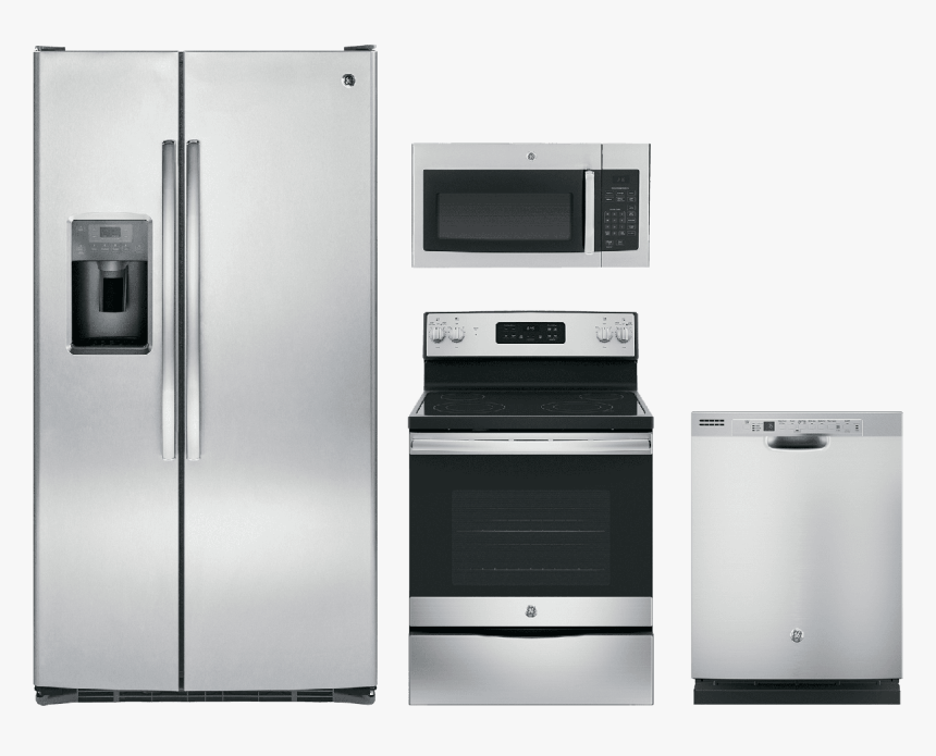 Ge Stainless Steel Stove Oven, HD Png Download