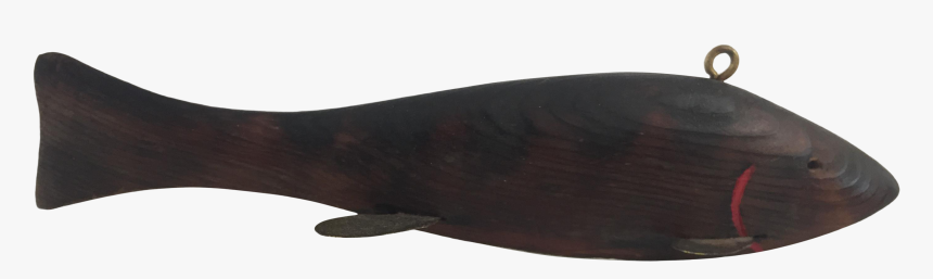 1960s Vintage Fish Decoy Hand-carved Hand Painted Ice - Whale, HD Png Download