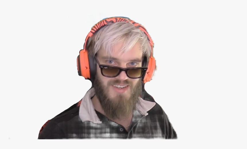 #pewdiepie #freetoedit - Headphones, HD Png Download