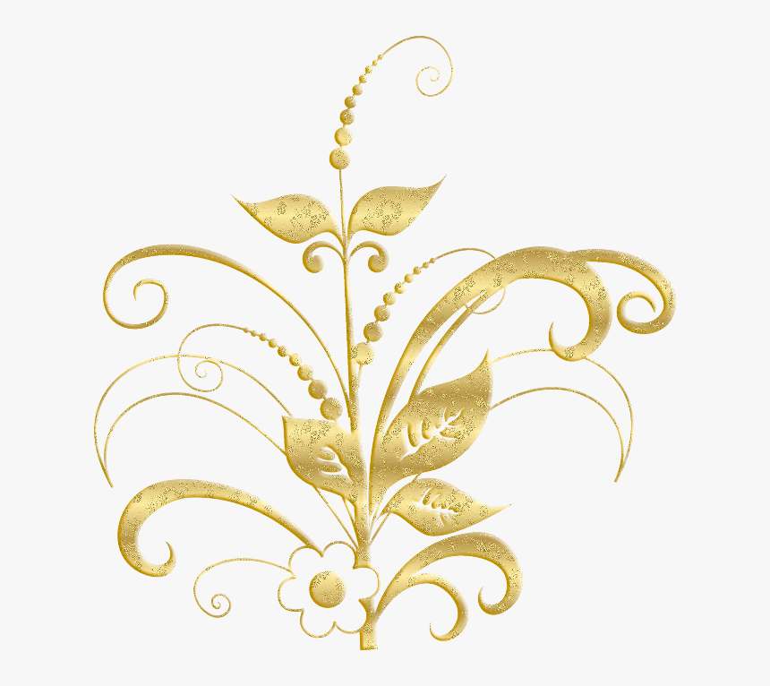 Ornement - Gold Ornaments Transparent, HD Png Download