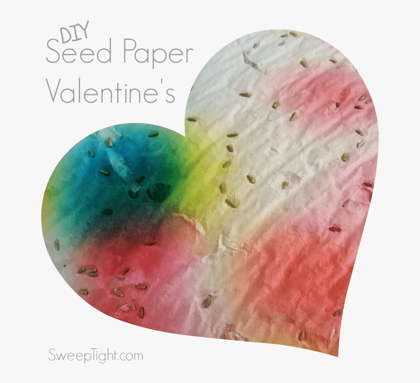 Heart-shaped Paper With Seeds In It - Heart, HD Png Download