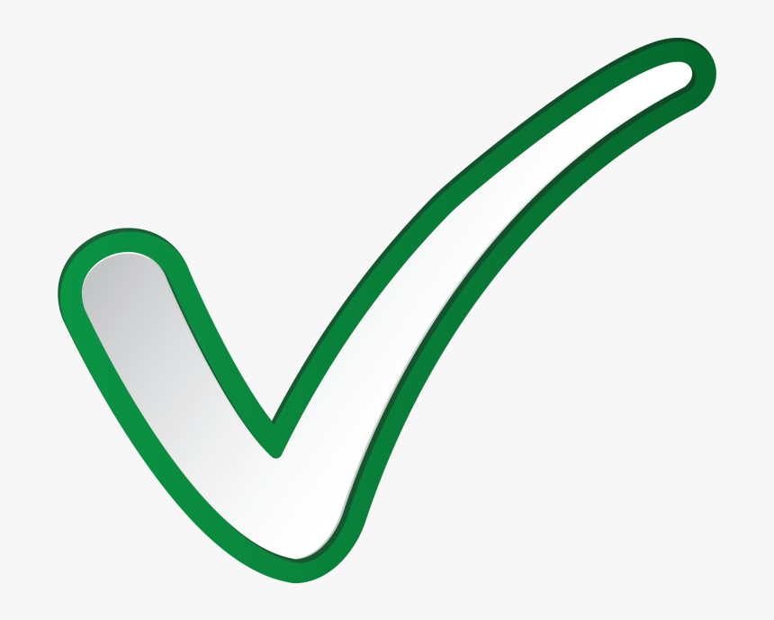 Check Mark Computer Icons Clip Art - Green Outline Check Mark, HD Png Download