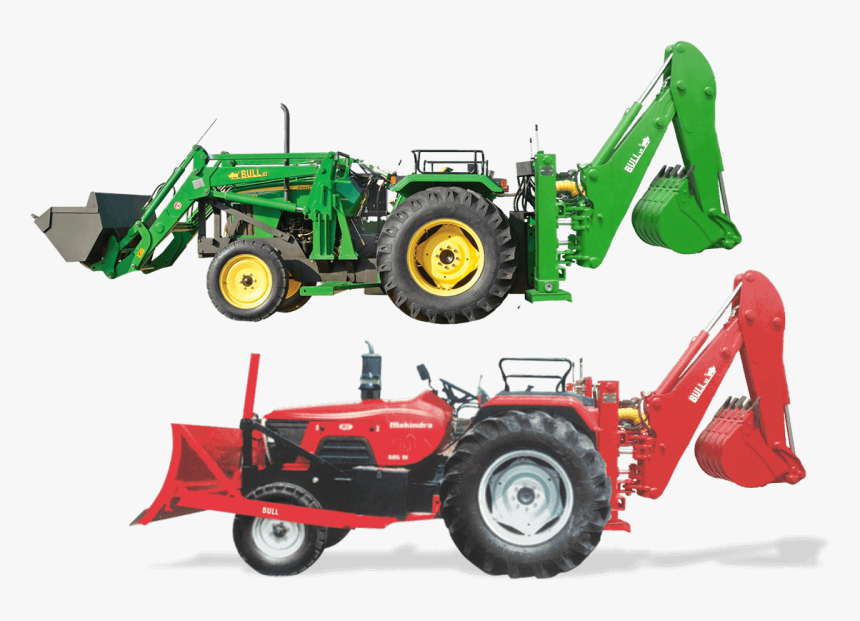 Tractor Mounted Backhoe Loader, HD Png Download
