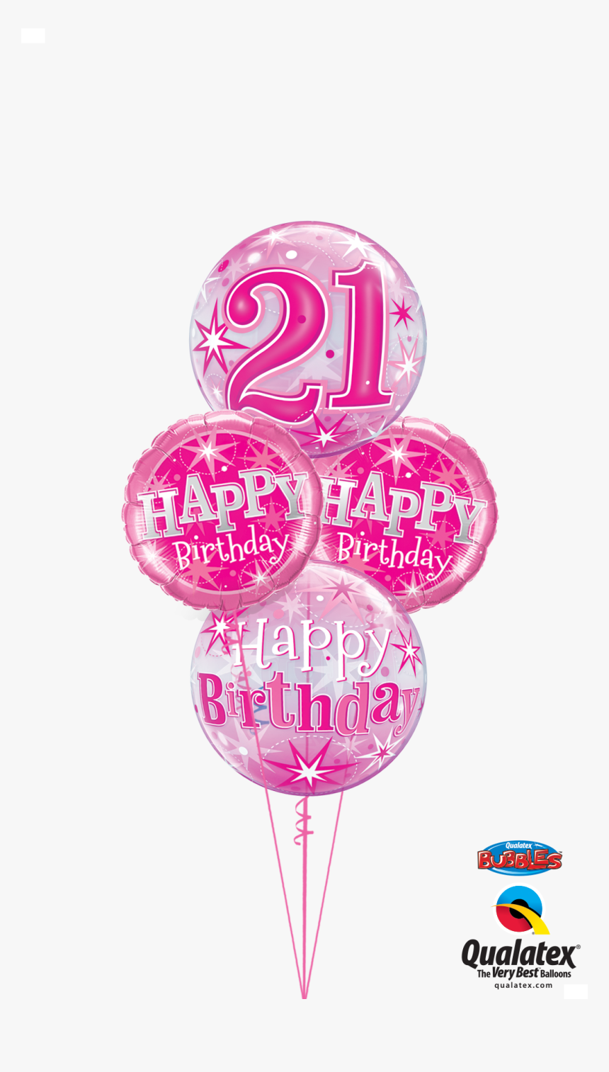 Pink 21st Birthday - Pink Happy 21st Birthday, HD Png Download