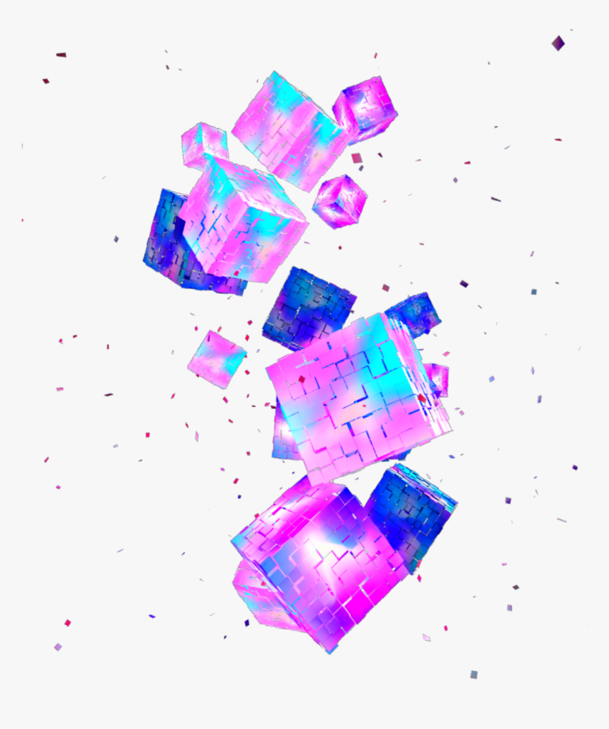 #ftestickers #overlay #shapes #geometric #holographic, HD Png Download