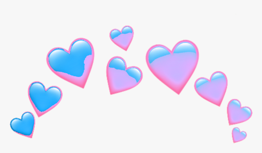 #pink #red #spiral #aesthetic #crown #taç #grid #wings - Emoji Png Love Emoji, Transparent Png