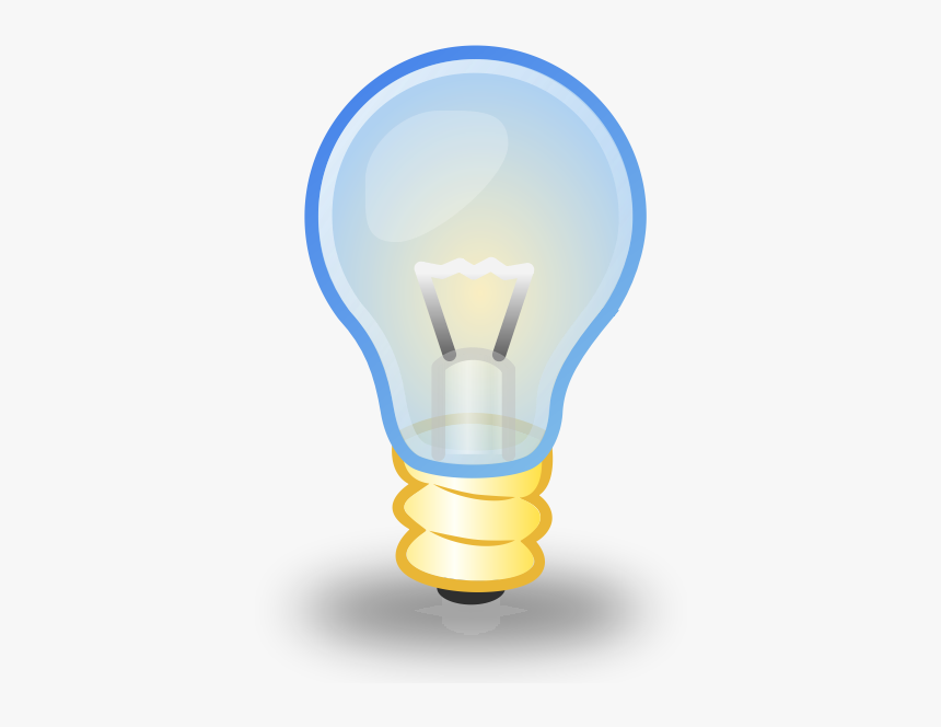 Vector Clip Art Of Small Transparent Light Bulb - National Service Of Learning, HD Png Download