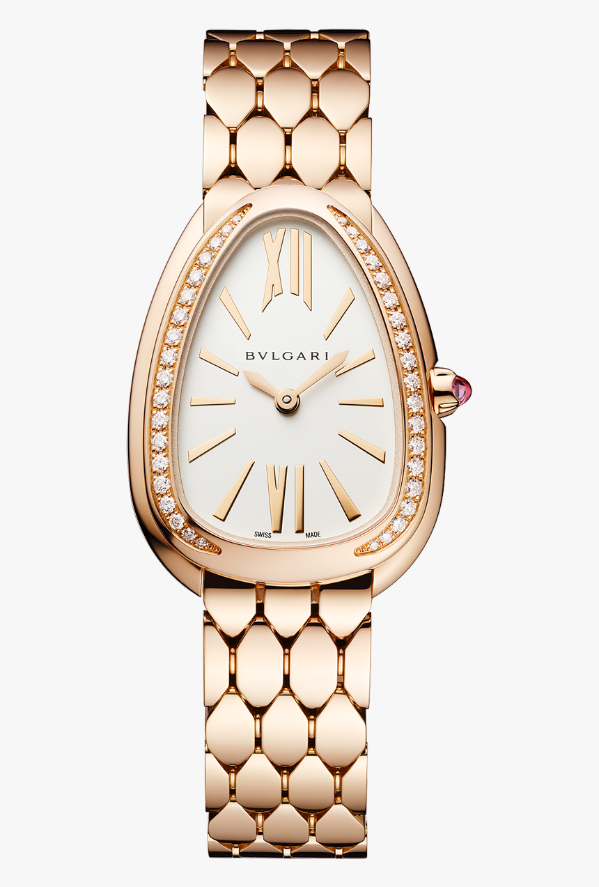 Bvlgari Serpenti Seduttori 18k Rose Gold & Diamonds - Patek 7300 1200r 010, HD Png Download