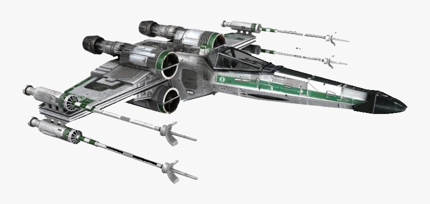 Războiul Stelelor Star Wars - Star Wars Green X Wing, HD Png Download