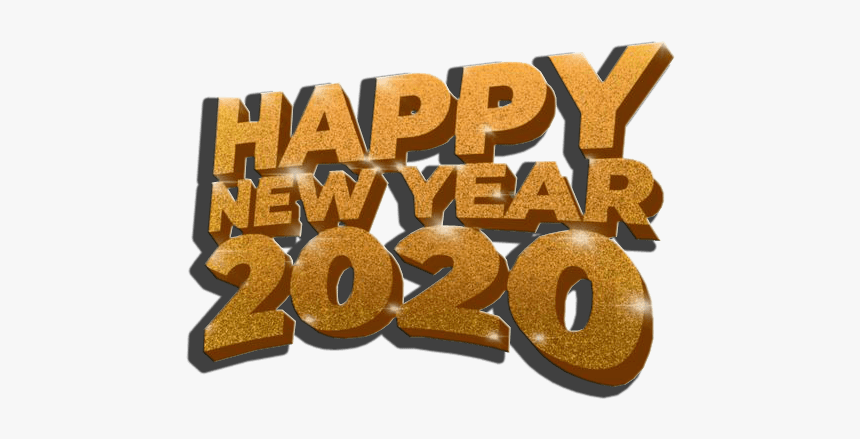 [transparent] 10 Happy New Year Text Png Images In - Graphic Design, Png Download