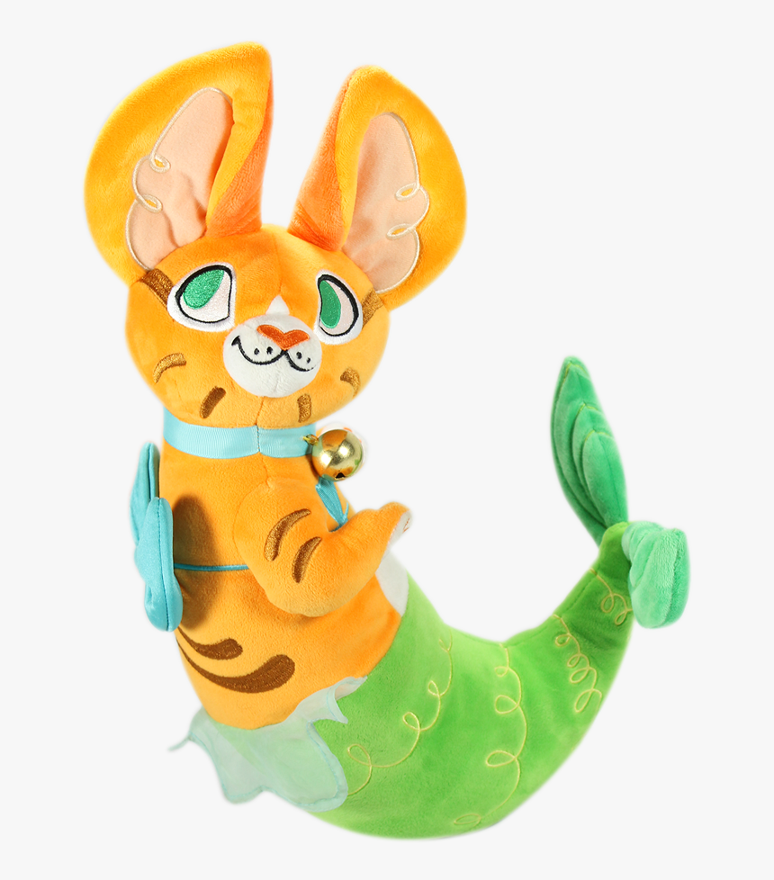 Orange Tabby Purrmaid, HD Png Download