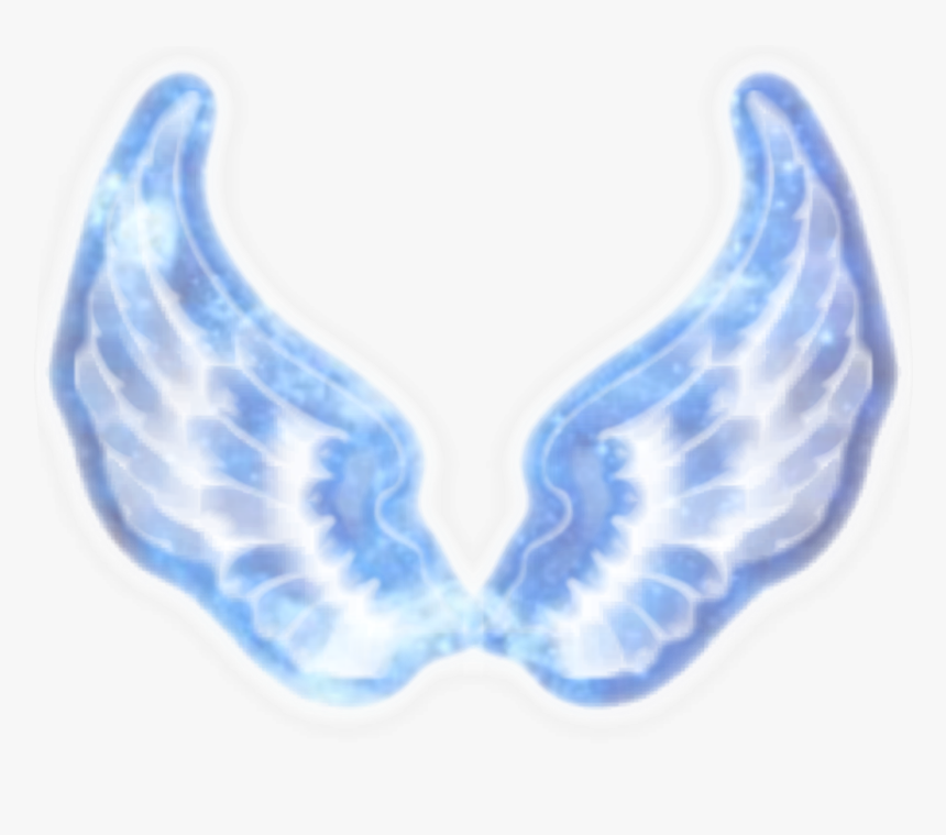 #blue #wings #neon #wing #swirl #spirals, HD Png Download