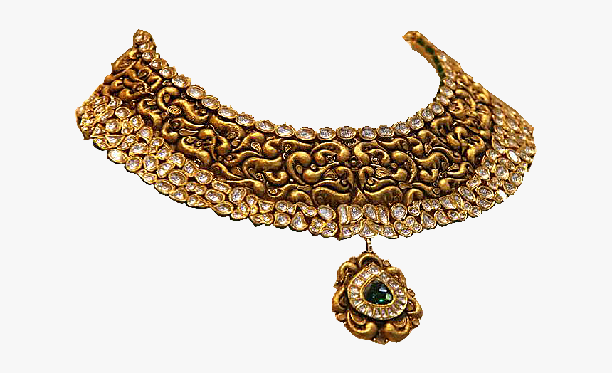 Gold Kundan Set Designs Chokar, HD Png Download