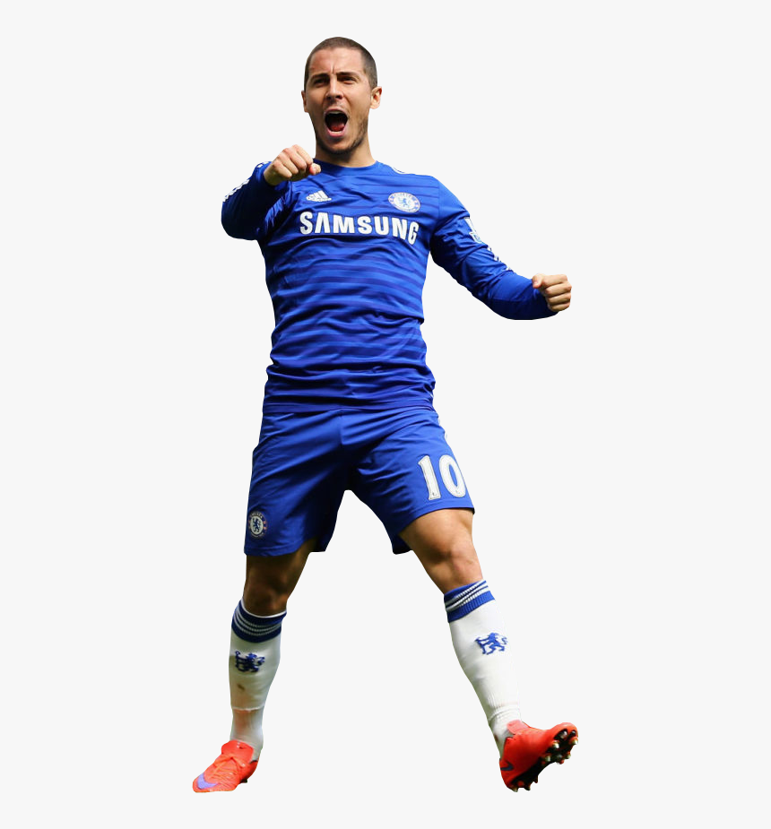 Eden Hazard render - Soccer Player, HD Png Download