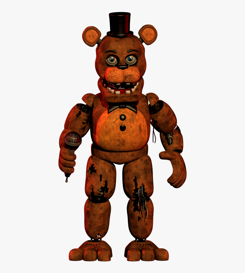 How Can I Download All Fnaf Games For Free To Pc - Unwithered Freddy, HD Png Download