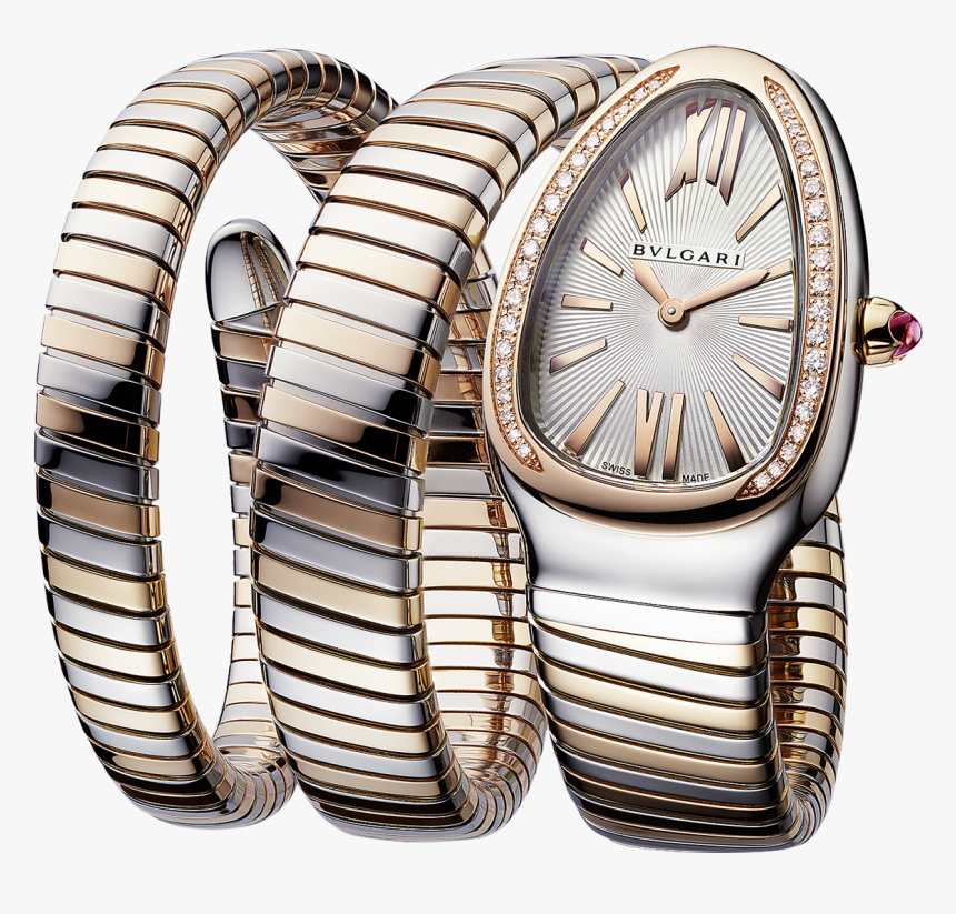 Price Of Bvlgari Serpenti Tubogas Watch, HD Png Download