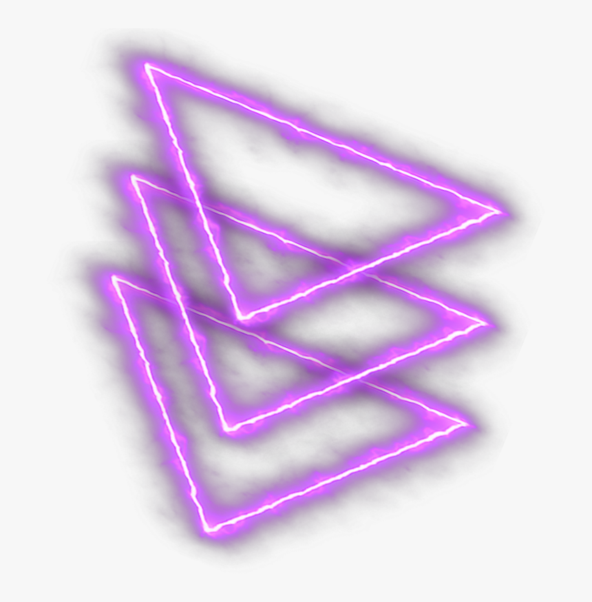 #circle #neoncircle #circleneon #triangle #neontriangle, HD Png Download