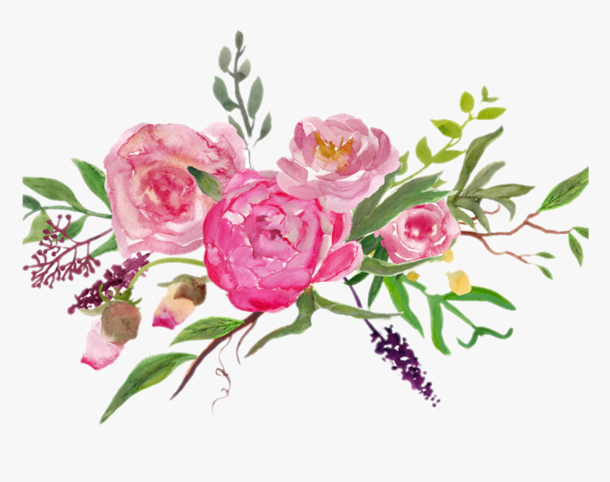 #freetoedit #watercolor #flowers - Floral Scripture, HD Png Download