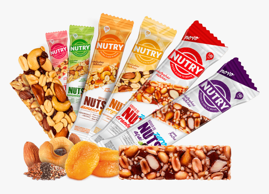 Nutry - Nuts - Barra De Cereal Nutry Nuts, HD Png Download