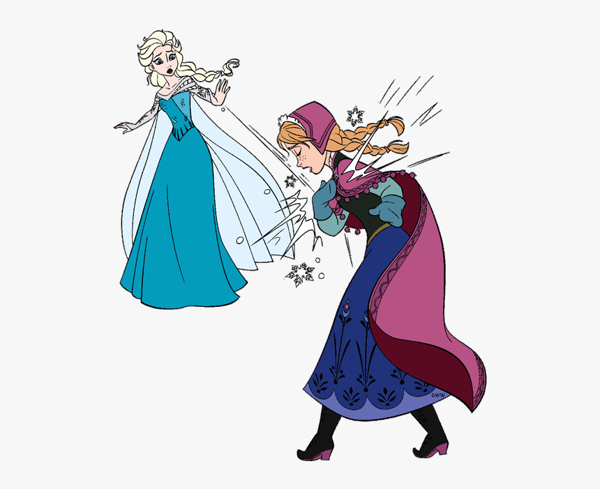 Elsa And Anna - Cartoon, HD Png Download