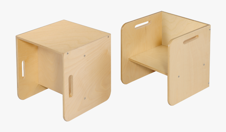 Birch Plywood Children S Function Chair & Table - Storage Chest, HD Png Download