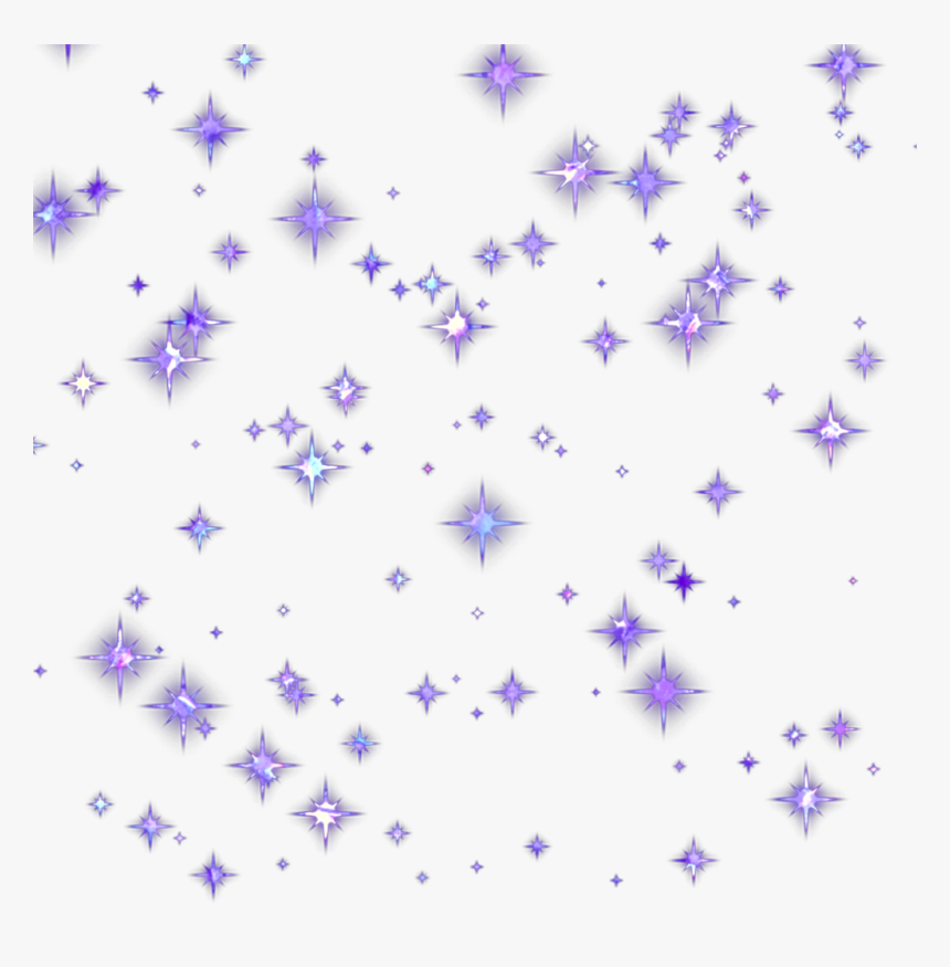 #freetoedit #sparkles #stars #glittery #purplesparkles - Motif, HD Png Download
