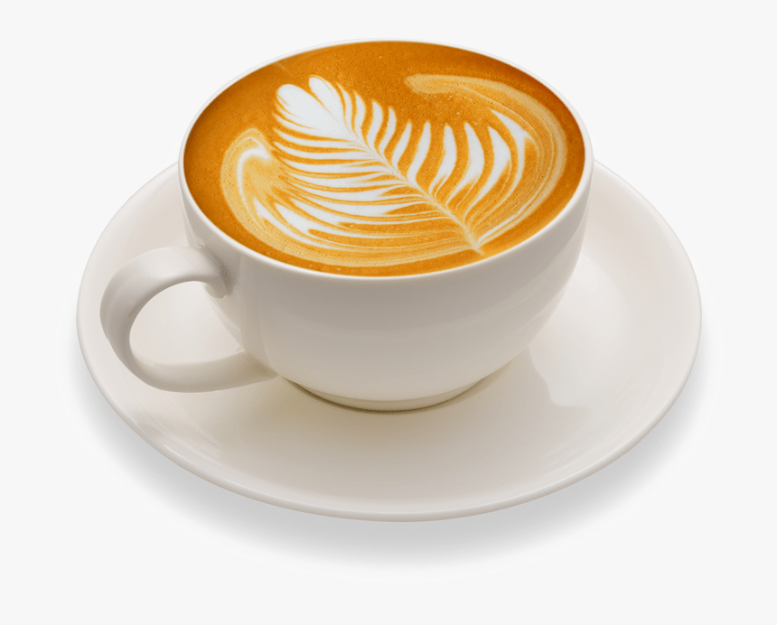 Latte Art White Coffee Drink - Latte Art Png, Transparent Png