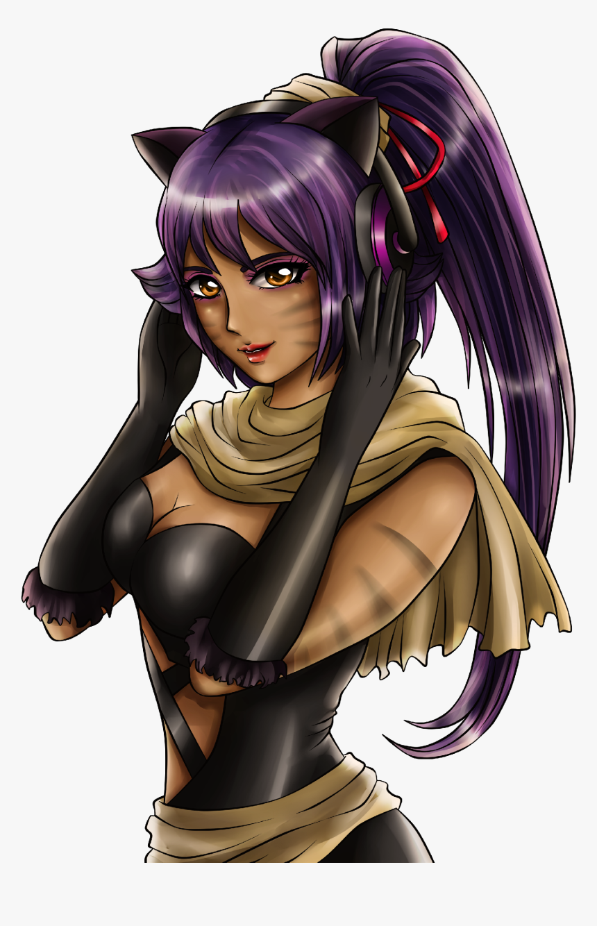 Anime Gaming Girl Png Transparent, Png Download