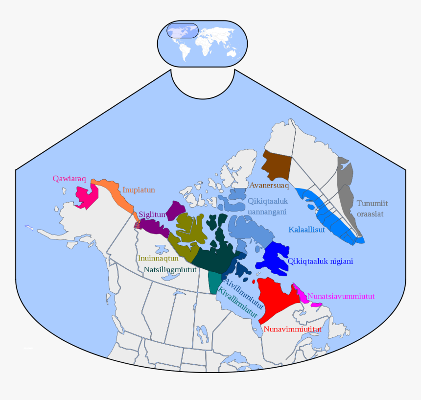 Ethnic Map Of Greenland, HD Png Download