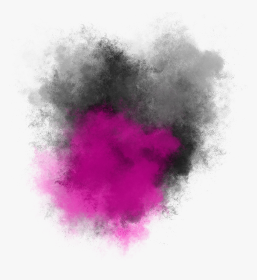 🗣💨🌌
#smoke #magic #black #pink #4asno4i 
#дым #черный - Watercolor Paint, HD Png Download