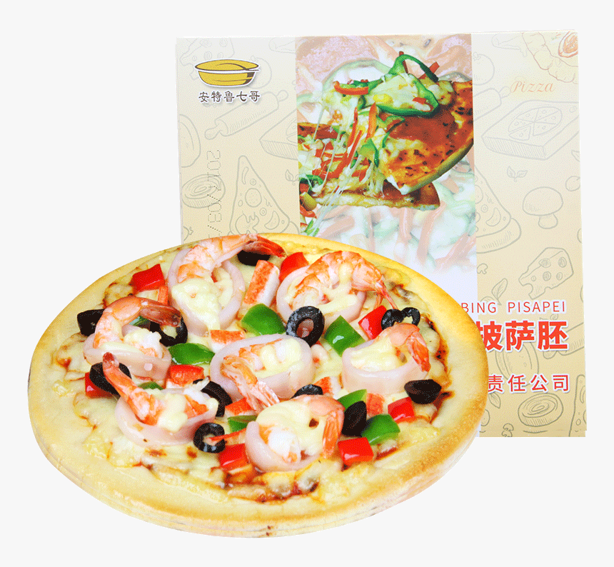 安特鲁七哥披萨饼底 匹萨胚比萨饼皮8寸pizza薄饼皮家用烘焙原料 - California-style Pizza, HD Png Download