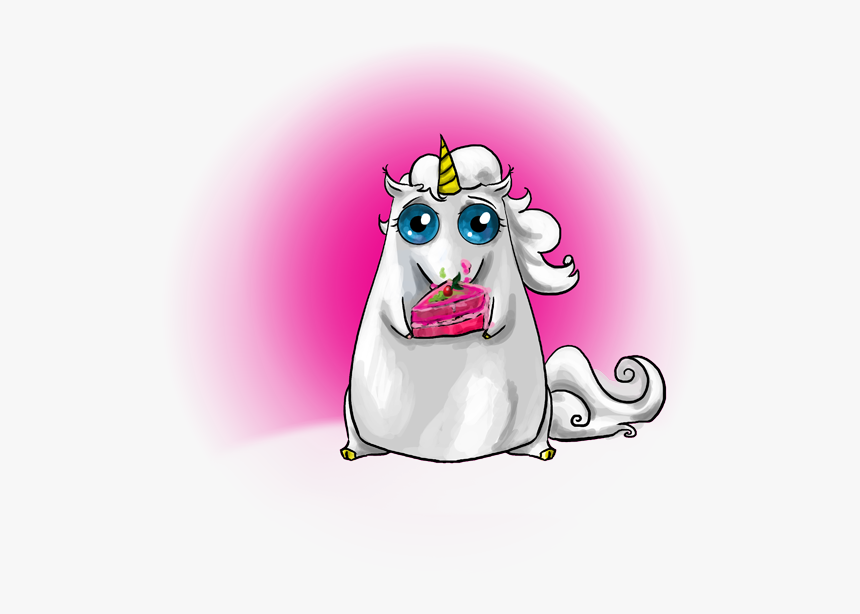 Happy Birthday Fat Unicorn, HD Png Download
