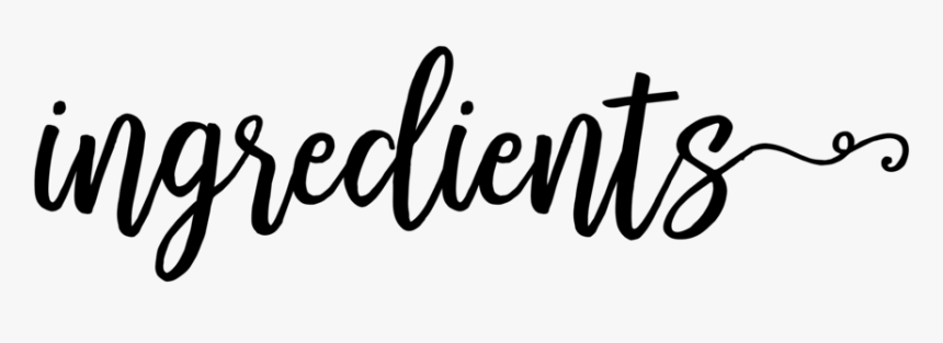 Ingredients, HD Png Download