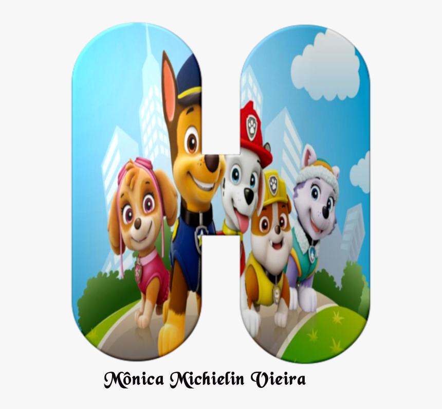 Patrulha Canina Alfabeto Para Imprimir Gratis, HD Png Download