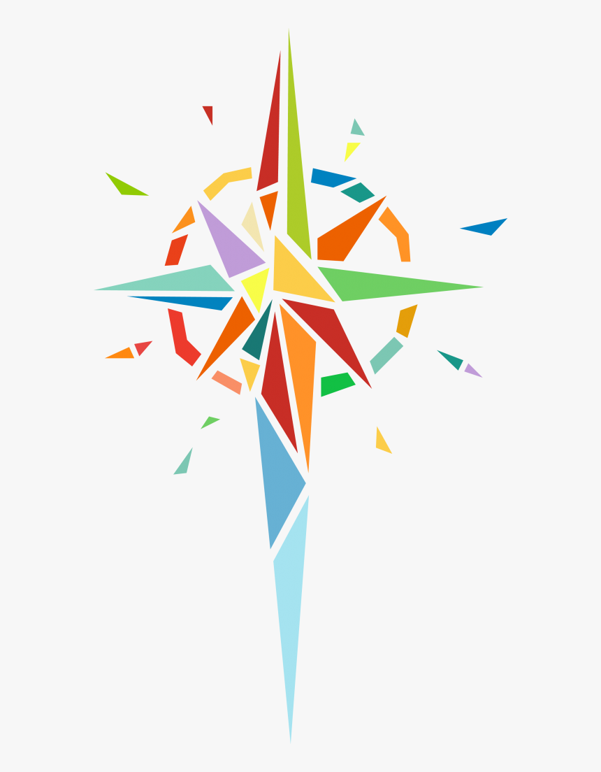 Transparent Christmas Star Png Transparent Background - Triangle, Png Download