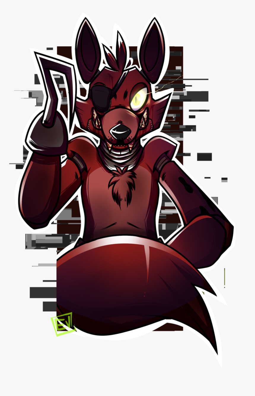 Foxy The Pirate Fanart, HD Png Download