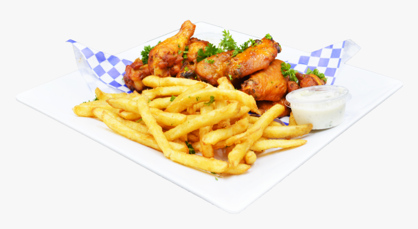 Hermes Chicken Wings - French Fries, HD Png Download