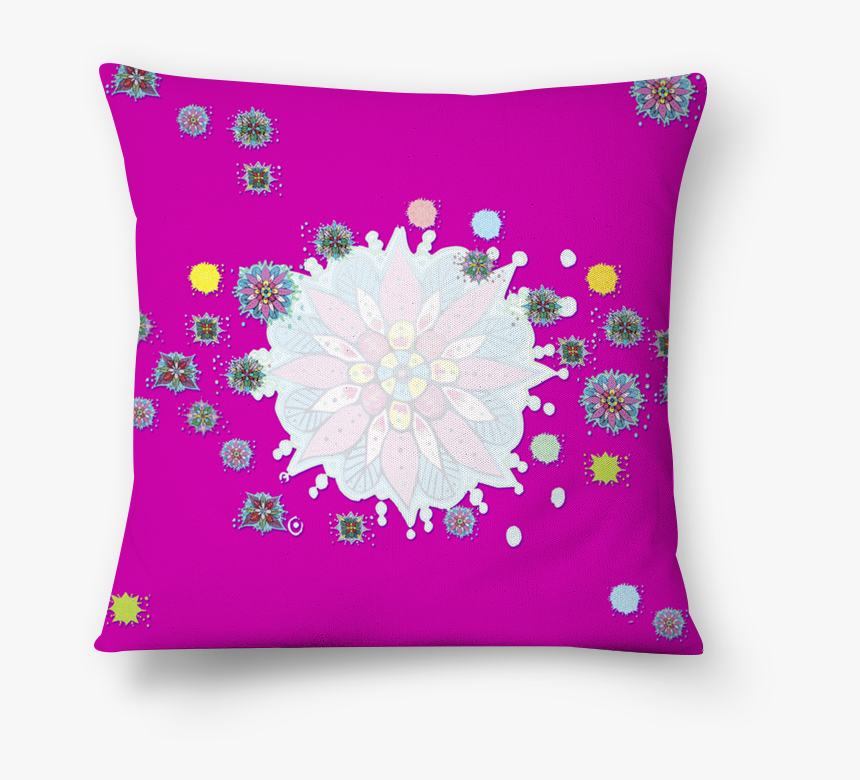 Almofada Graffiti Flora De A Bússola Quebradana - Cushion, HD Png Download