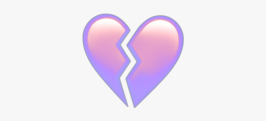 #emoji#pastel #heart#pink#brokenheart - Heart, HD Png Download