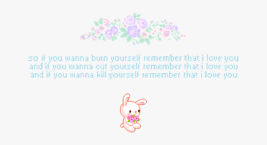 #selfharm #staysafe #ily #staystrong #cute #freetoedit - Cartoon, HD Png Download