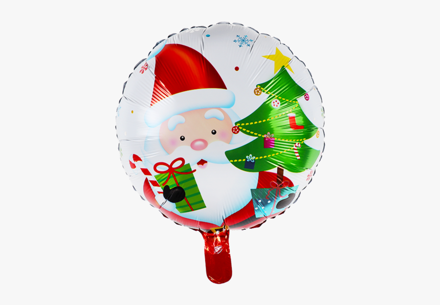 Foil Christmas Round Balloon, HD Png Download